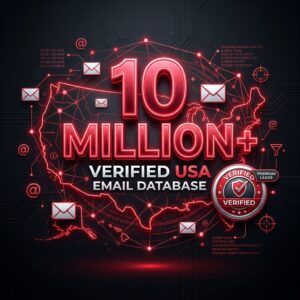 Buy 10 Million+ USA Email Database – Verified American Email List for Marketing