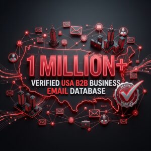 Buy 1 Million+ USA Business Email List – Verified American B2B Email Database