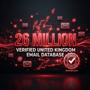 UK Email Database — 26 Million Verified United Kingdom