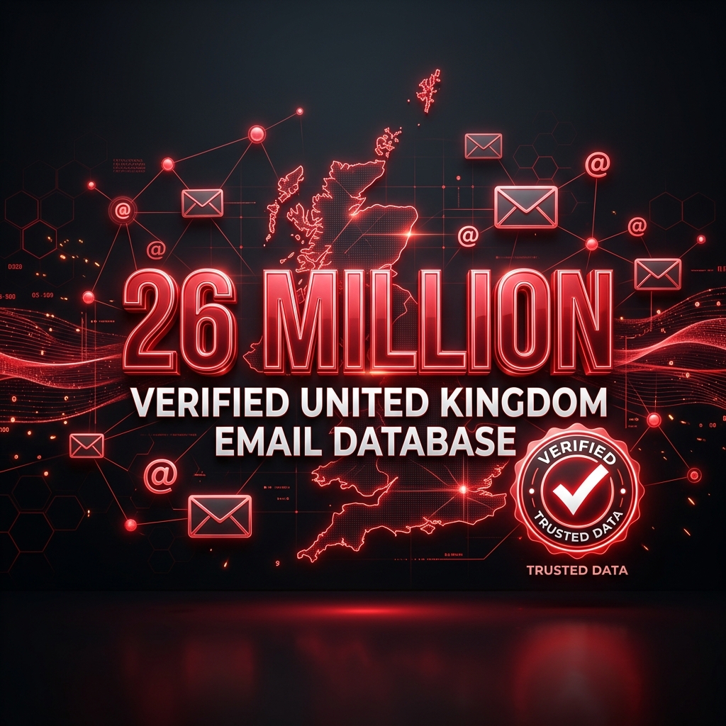 UK Email Database — 26 Million Verified United Kingdom UK Email Database — 26 Million Verified United Kingdom
