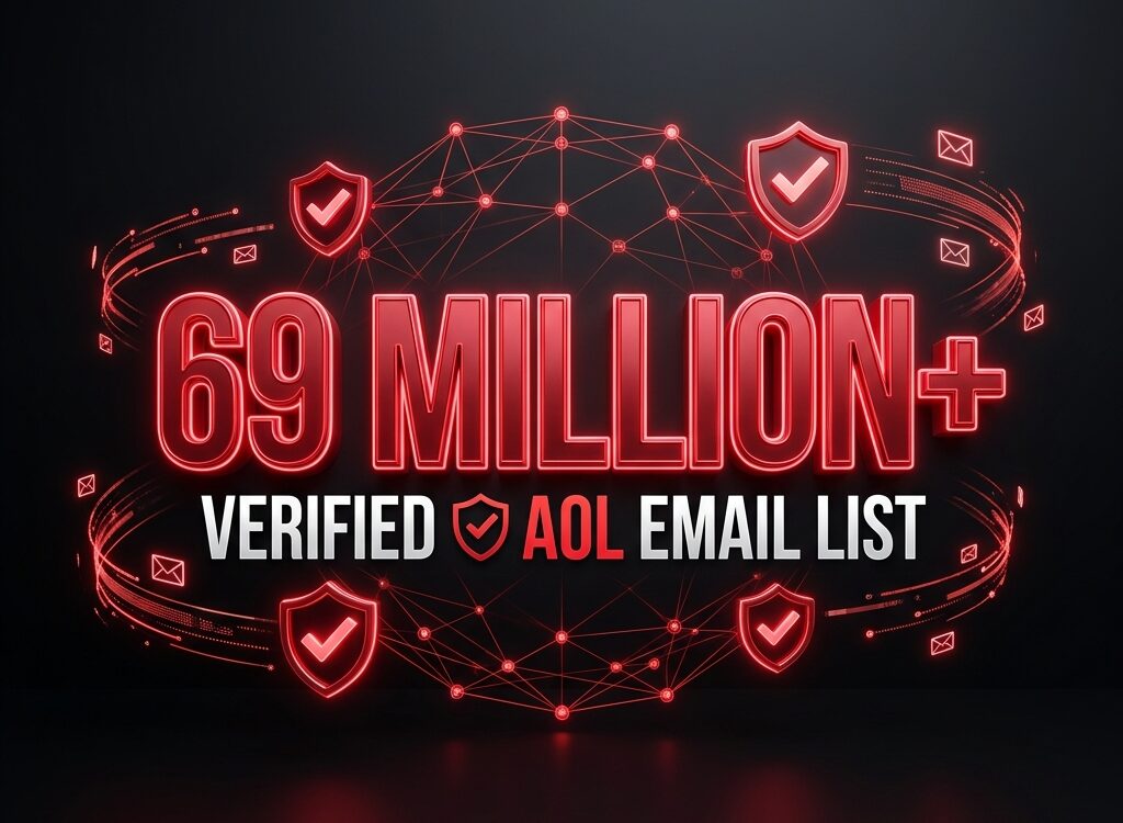 Buy 69 Million+ AOL Email Database List – Verified AOL Email Addresses