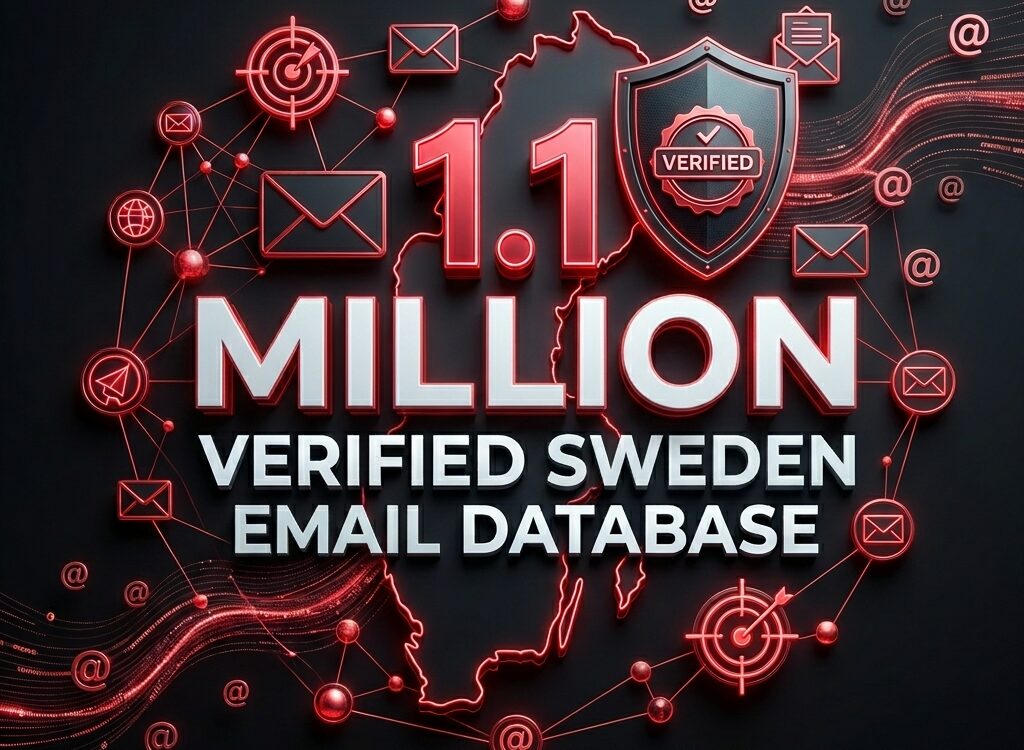 Buy Sweden Email Database — 1.1 Million Verified Swedish Email Addresses