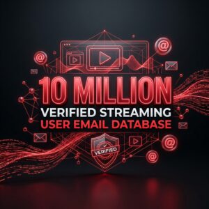 Buy Streaming User Email Database 10 Million Mail List | Digital Entertainment Marketing
