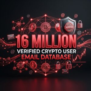Buy Crypto User 16 Million Email Database – Verified Cryptocurrency Marketing List