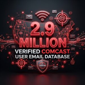 Buy Comcast User 2.9 Million Email Database – Verified US Email List for Targeted Marketing