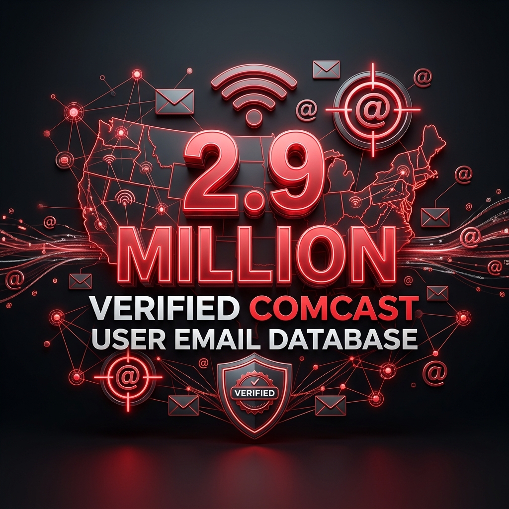 Buy Comcast User 2.9 Million Email Database – Verified US Email List for Targeted Marketing Buy Comcast User 2.9 Million Email Database – Verified US Email List for Targeted Marketing