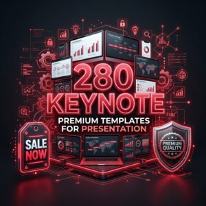 280 keynote Premium Templates For Presentation Sale Now