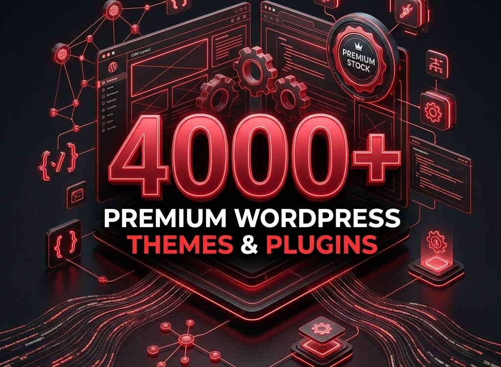 4000+ Wordpress Themes And Plugins Premium Stock