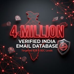 Buy India Email Database – 4 Million Verified Mail List for Targeted Email Marketing