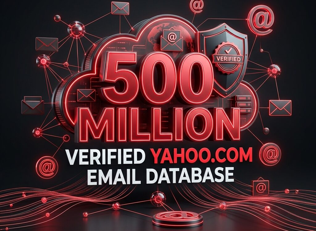 Yahoo.com Email Database 500 Million Mail List | Buy Yahoo Email List