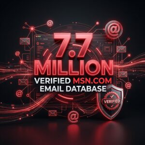 Buy MSN.com Email List – 7.7 Million Verified MSN Email Database