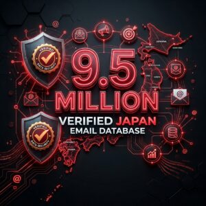 Buy Japan 9.5 Million Email Database – Verified Japanese Email List for Marketing