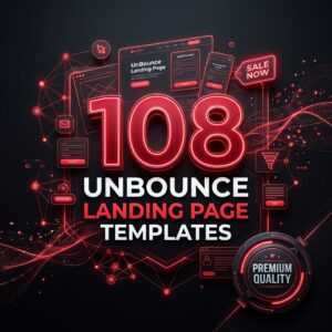 108 UnBounce Landing Page Templates Sale Now