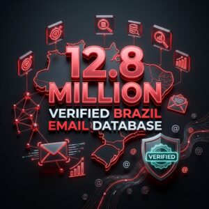 Buy Brazil Email Database – 12.8 Million Verified Mail List for Brazilian Market