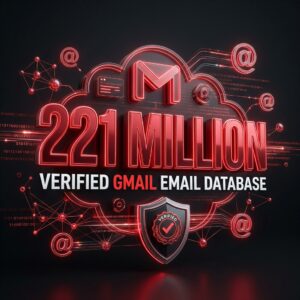 Buy Gmail Email Database 221 Million Verified Gmail User Email Addresses