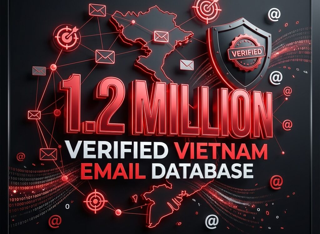 Buy Vietnam Email Database — 1.2 Million Verified Email Addresses