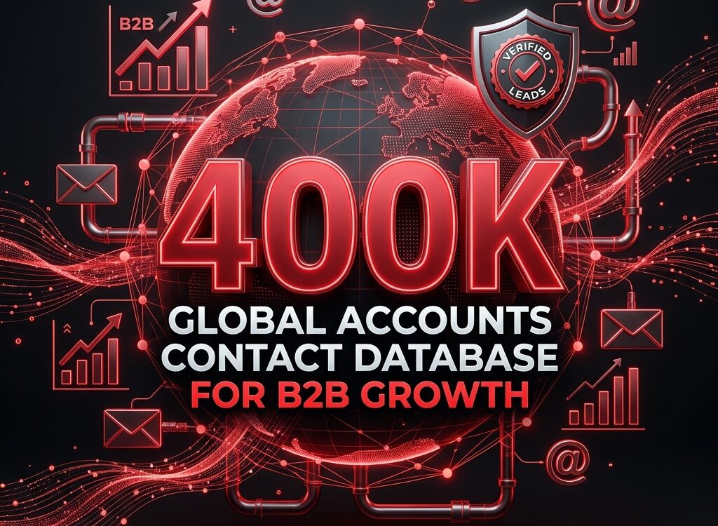 Global Accounts 400k Contact Database for B2B Growth