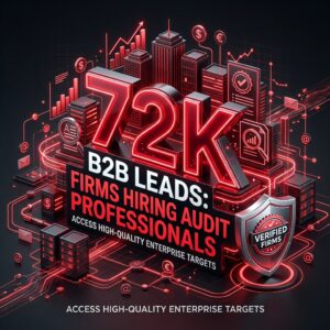 B2B Leads 72K: Firms Hiring Audit Professionals
