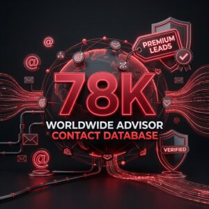 Worldwide Advisor 78K Contact Database | Premium Leads