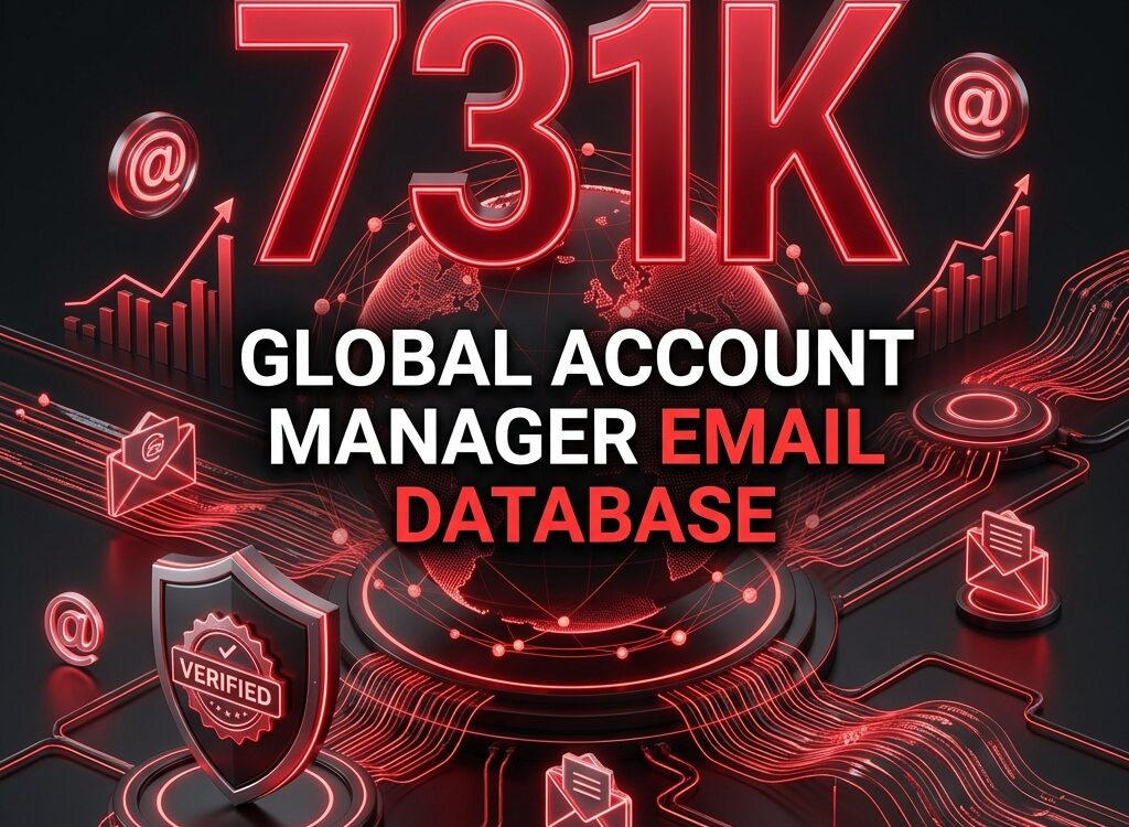 Global Account Manager 731K Email Database | B2B Leads