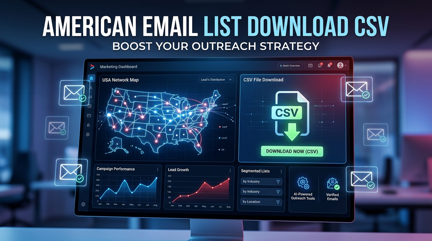 American Email Marketing List Download CSV: Boost Your Outreach Strategy