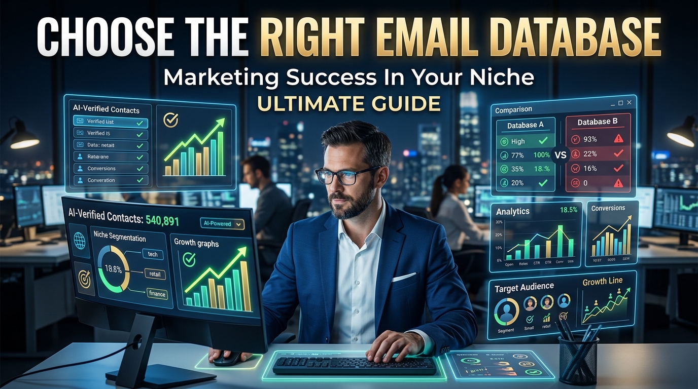 How To Choose Right Email Database For Marketing Success In Your Niche