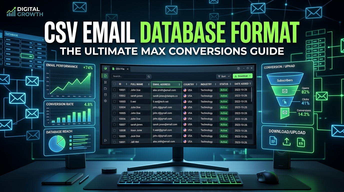What Is CSV Email Database Format And How To Use It For Max Conversions
