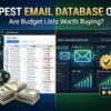Cheapest Email Database Online Review: Are Budget Lists Worth Buying?