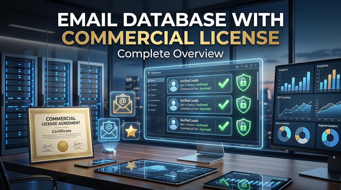 Email Database With Commercial License Explained: A Complete Overview