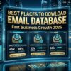 The Best Places To Download Email Database 2026 For Fast Business Growth