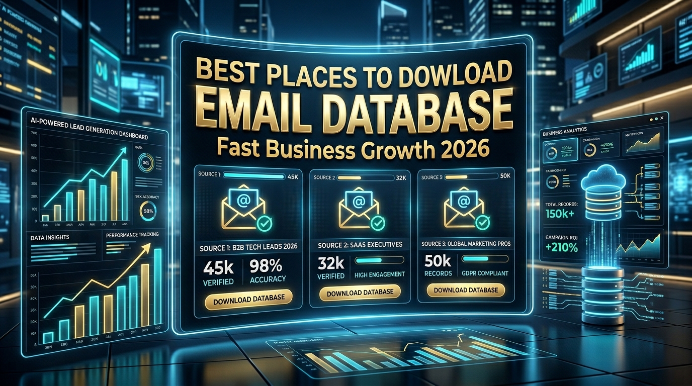 The Best Places To Download Email Database 2026 For Fast Business Growth