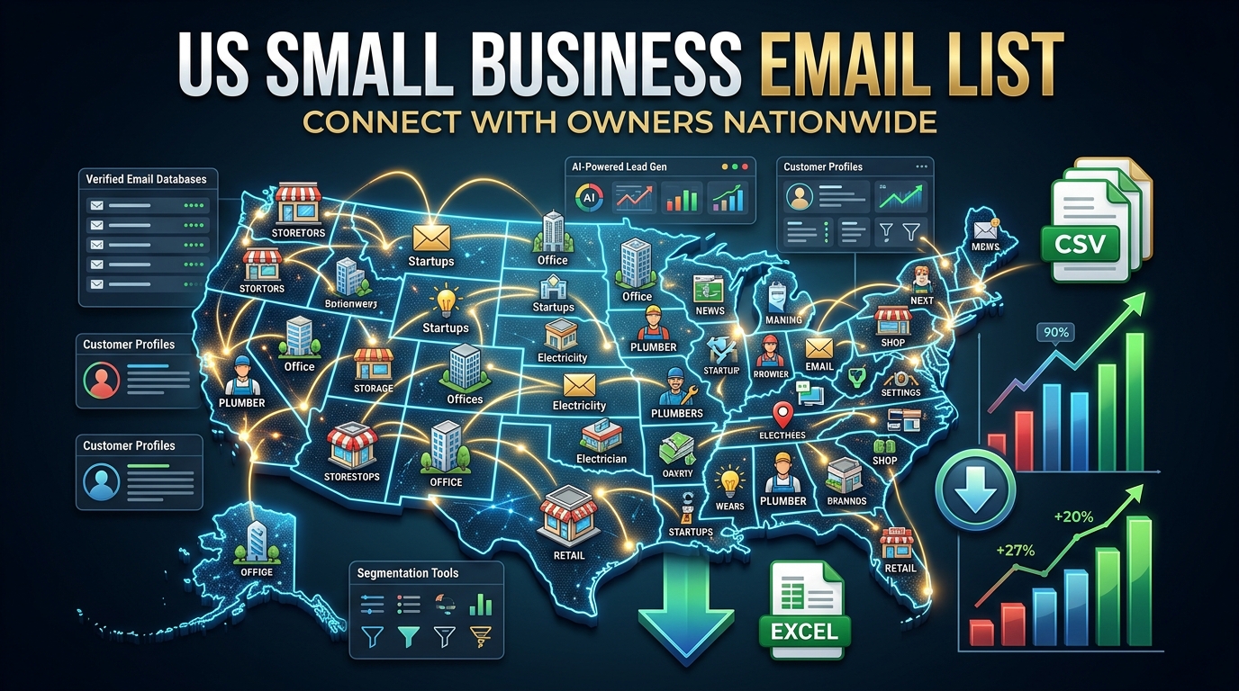 US Small Business Email List Download: Connect With Owners Nationwide