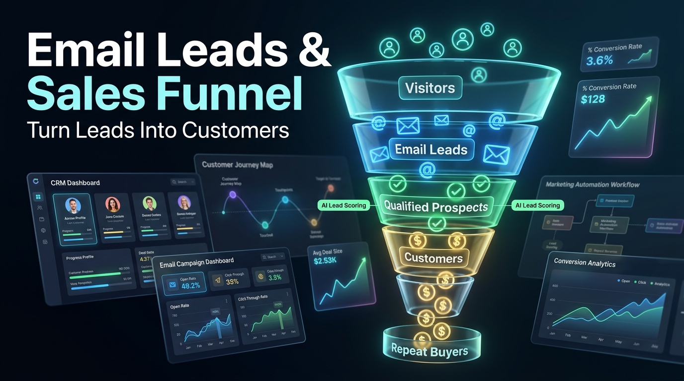 How Email Leads Fit Into Your Sales Funnel